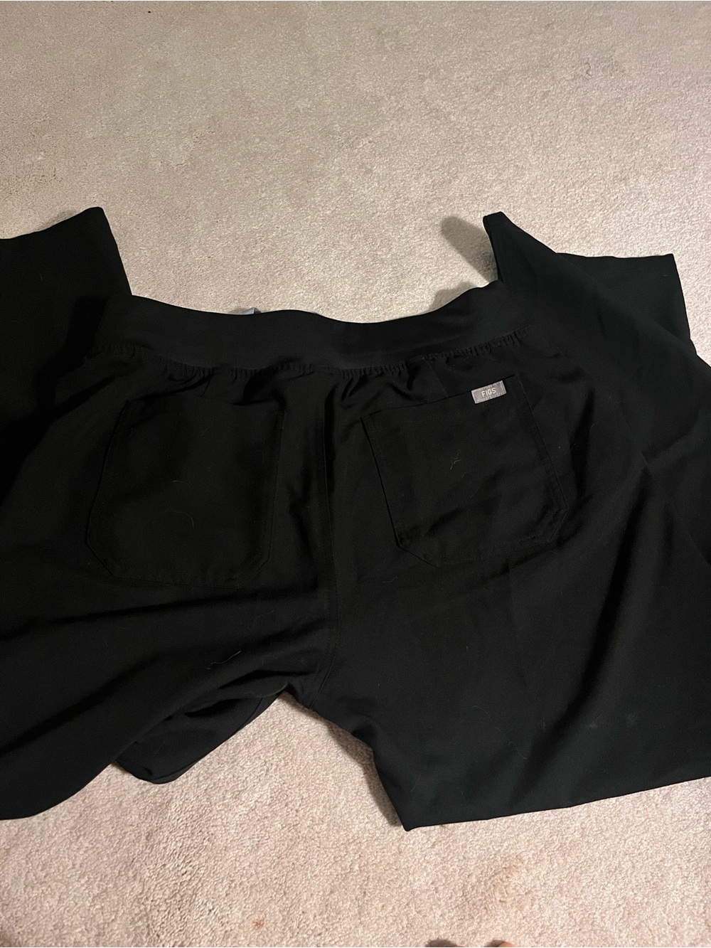 FIGS women’s black scrub pants